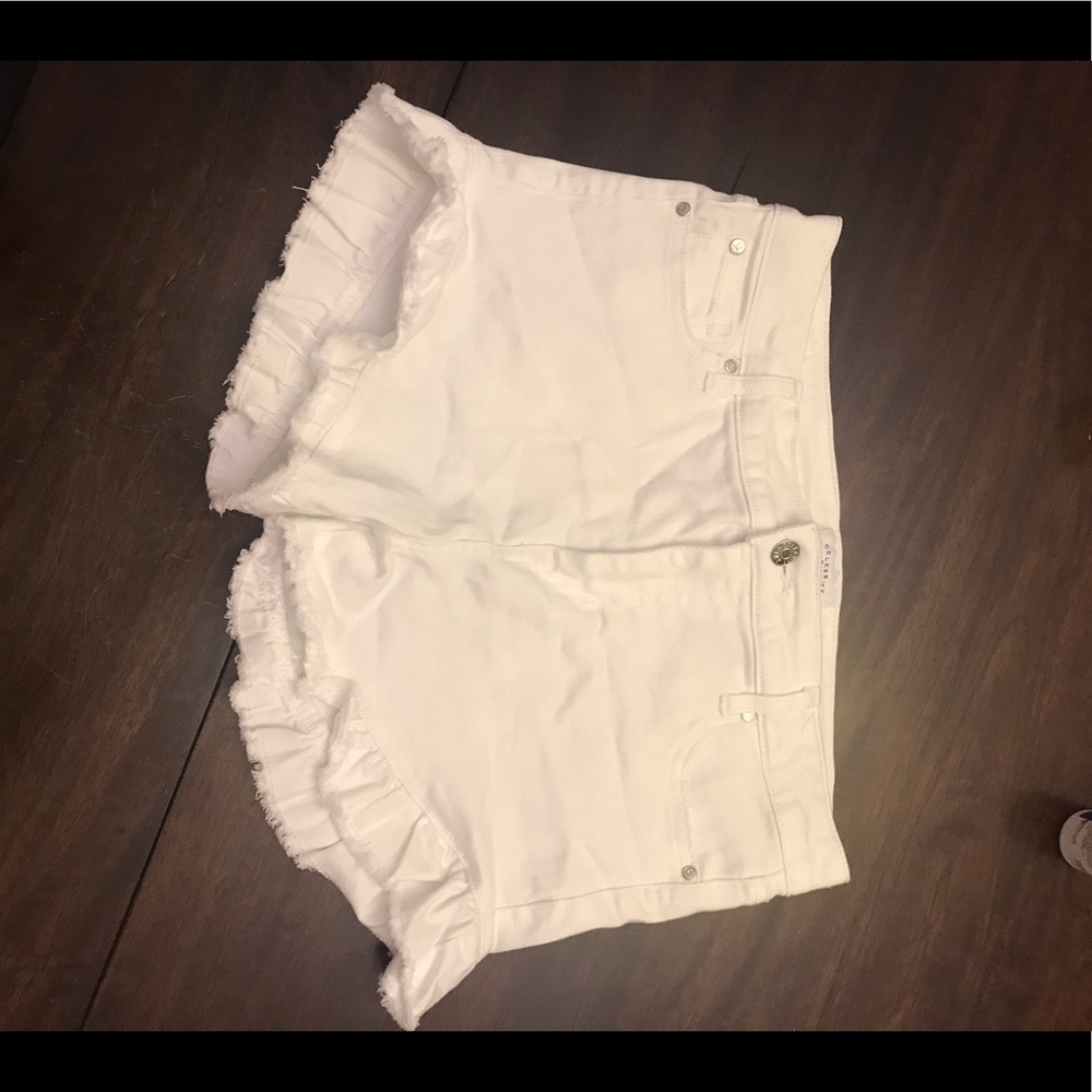 Women’s size 9 white denim shorts